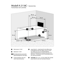 Acqua Vapore Whirlpool Vollausstattung Pool Badewanne Wanne mit TV T18L 188x120cm