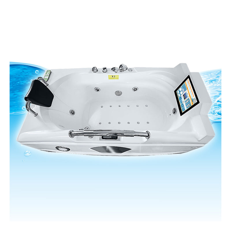 Acqua Vapore Whirlpool Vollausstattung Pool Badewanne Wanne mit TV T42L-SC 171x92cm aktive Schlauchreinigung