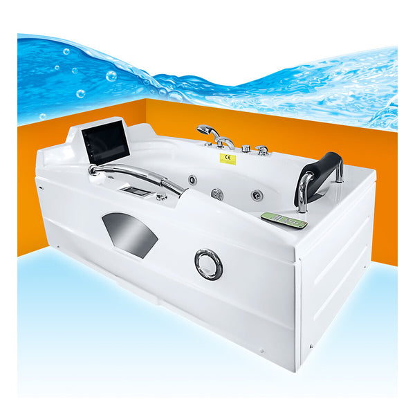 Acqua Vapore Whirlpool Vollausstattung Pool Badewanne Wanne mit TV T42R-TH-SC-EA 92x171cm aktive Schlauchreinigung