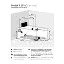 Acqua Vapore Whirlpool Vollausstattung Pool Wanne Eckwanne mit TV T18R 120x188cm