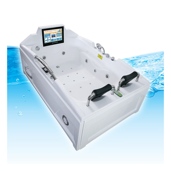 Acqua Vapore Whirlpool Vollausstattung Pool Wanne Eckwanne mit TV T18R-TH 120x188cm