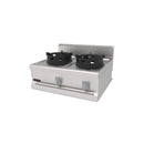 SGS Gastro wok stove - 2 burners - 20 kW - Premium Series 700