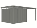 StarLine Metall Gerätehaus Modell Style 7,56 m² Spar-Set-1 Alu Grau