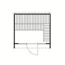 Fjordholz Sauna Model Patio Size XS