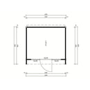 Fjordholz Sauna Model Patio Size XS