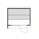 Fjordholz Sauna House Model Patio Size XXS