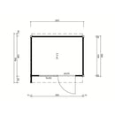 Fjordholz Sauna House Model Patio Size XXS