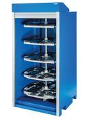 Bedrunka+Hirth RotaRex® CNC storage cabinet with electric roller shutter