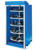 Bedrunka+Hirth RotaRex® CNC storage cabinet with manually lockable roller shutter