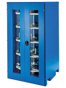 Armoire de rangement CNC Bedrunka+Hirth RotaRex® avec portes vitrées (plexiglas) et serrure à cylindre à poignée