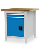 Bedrunka+Hirth cabinet workbench, depth 750 mm, R 18-24, number of drawers: 2, number of hinged doors: 1