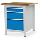 Bedrunka+Hirth box workbench, depth 750 mm, R 18-24, number of drawers: 3