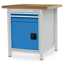 Bedrunka+Hirth cabinet workbench, depth 750 mm, R 18-24, number of drawers: 2, number of hinged doors: 1