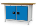 Bedrunka+Hirth box workbench, depth 750 mm, R 18-24, number of hinged doors: 2