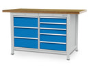 Bedrunka+Hirth box workbench width 1500 mm, R18-24, 8 x drawers