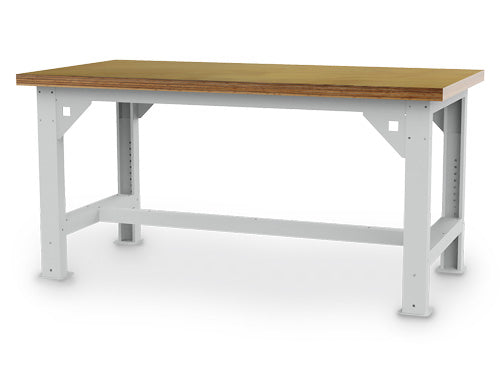 Bedrunka+Hirth heavy-duty table, height adjustable, width 2000 mm, height adjustable in 25 mm increments