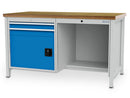 Bedrunka+Hirth cabinet workbench, depth 750 mm, R 24-24, number of drawers: 2, number of hinged doors: 1