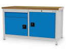 Bedrunka+Hirth cabinet workbench, depth 750 mm, R 24-24, number of drawers: 1, number of hinged doors: 2