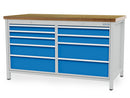 Bedrunka+Hirth box workbench width 1500 mm, R24-24, 9 x drawers