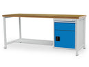 Bedrunka+Hirth Kastenwerkbank, Tiefe 750 mm, R 18-24, Schubladenanzahl: 1, Anzahl Flügeltüren: 1