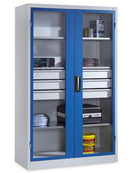 Bedrunka+Hirth sliding door wardrobe with viewing window