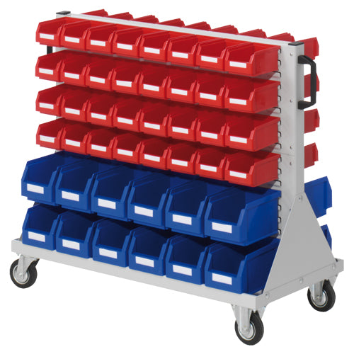 Bedrunka+Hirth trolley size 2, 88 open-fronted storage bins