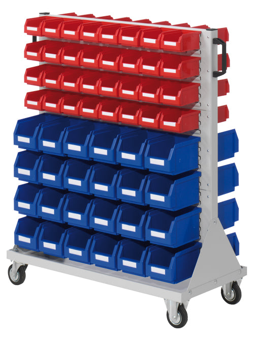 Bedrunka+Hirth trolley size 3, 112 open-fronted storage bins