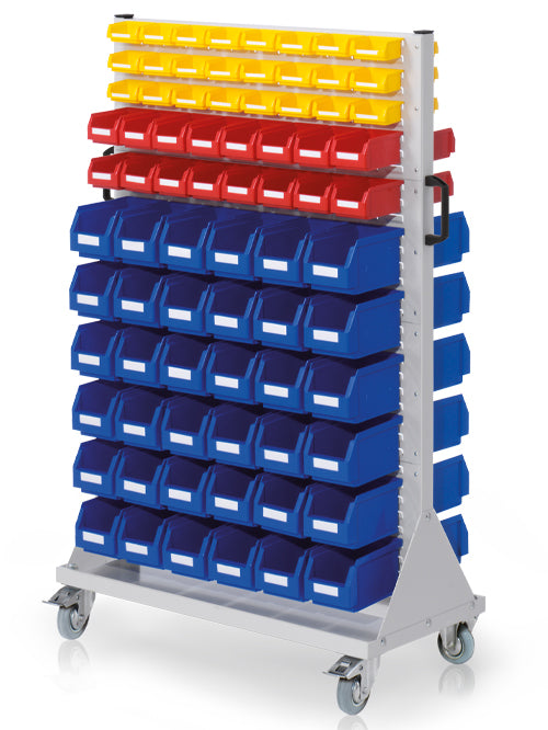 Bedrunka+Hirth trolley size 4, 152 open-fronted storage bins