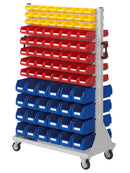 Bedrunka+Hirth Rollwagen Größe 4, 176 Sichtlagerkästen