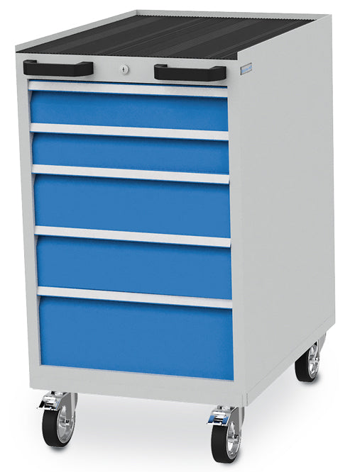 Bedrunka+Hirth Mobile Drawer Cabinet, Depth 736 mm, R 18-24, Number of Drawers: 5