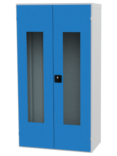 Bedrunka+Hirth double-door cabinet with glazed doors R 36-16, empty cabinet with glazed doors (Plexiglas)