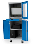 Bedrunka+Hirth Computerschrank mobil, Schubladenanzahl: 1, Anzahl Flügeltüren: 2