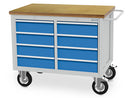 Bedrunka+Hirth Mobile Kastenwerkbank Tiefe 736, R 18-24, 8 x Schublade