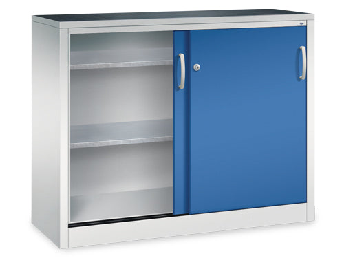 Bedrunka+Hirth sliding door wardrobe with rotary/push cylinder lock