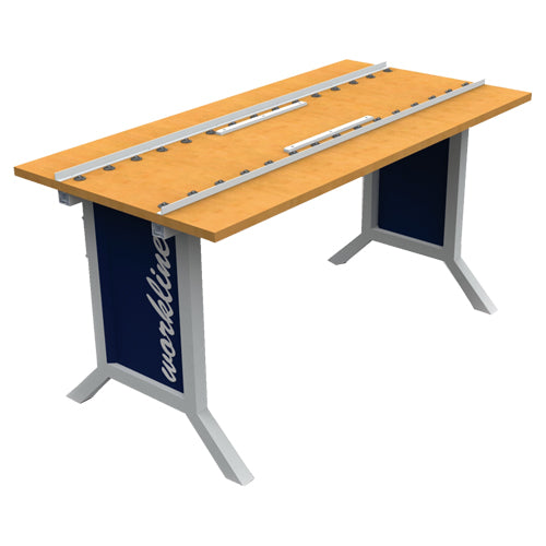 Bedrunka+Hirth workline Kugeltisch mit Kugelleiste Tiefe 616, Tiefe 750, Klemmfeststellung