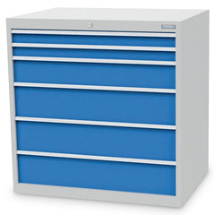 Bedrunka+Hirth Schubladenschrank, Tiefe 736 mm, R 36-24, Schubladenanzahl: 6 – Vorschau 1