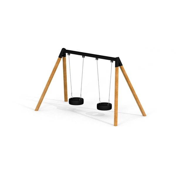 Aire de jeux à double balançoire Lars Laj 