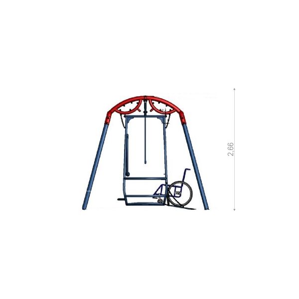 Aire de jeux pour fauteuil roulant Lars Laj 