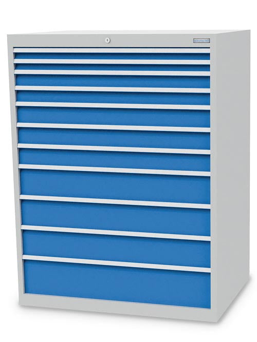 Armoire à tiroirs Bedrunka+Hirth, profondeur 736 mm, R 36-24, nombre de tiroirs : 11