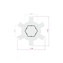 Lars Laj Hexagon Swing Silver Playground 