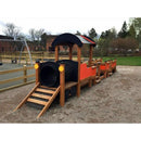 Lars Laj Lokomotive mit Waggon Spielplatz