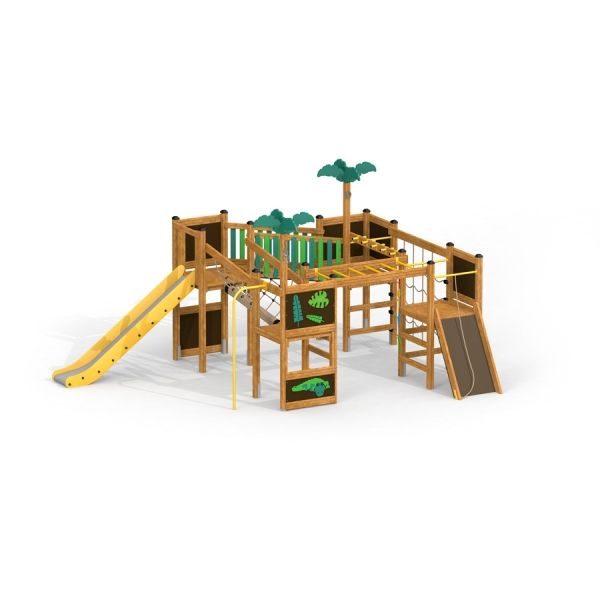 Aire de jeux du camp de la jungle de Lars Laj 