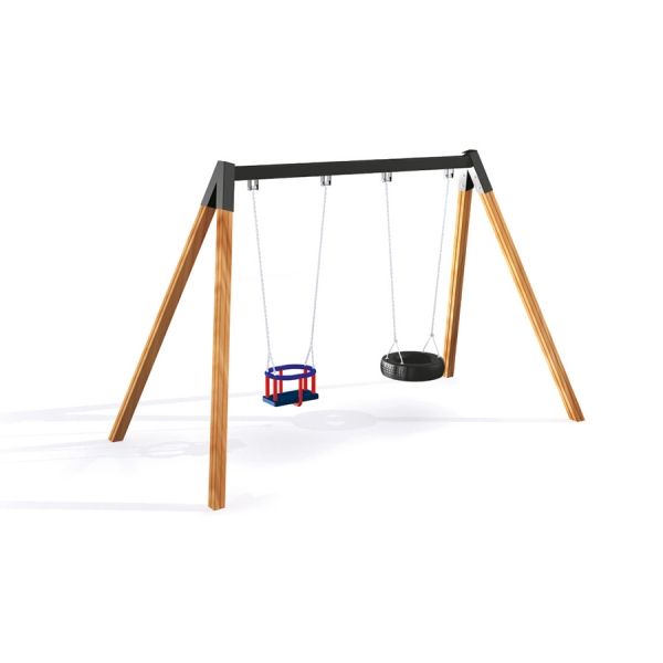Siège bébé à double balançoire Lars Laj et aire de jeux pour siège TS 