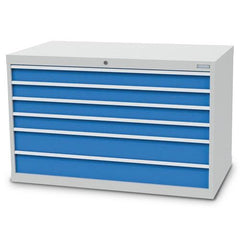 Bedrunka+Hirth Schubladenschrank, Tiefe 736 mm, R 48-24, Schubladenanzahl: 6 – Vorschau 1
