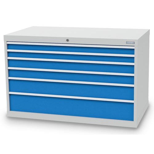 Bedrunka+Hirth Schubladenschrank, Tiefe 736 mm, R 48-24, Schubladenanzahl: 6