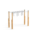 Lars Laj Horizontale Leiter mit Kletterringen Sportgeräte