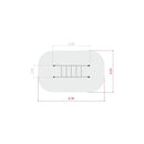 Lars Laj Horizontale Leiter mit Kletterringen Sportgeräte