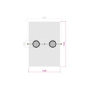Lars Laj Double Swing Robinia (BNS 120) Spielplatz