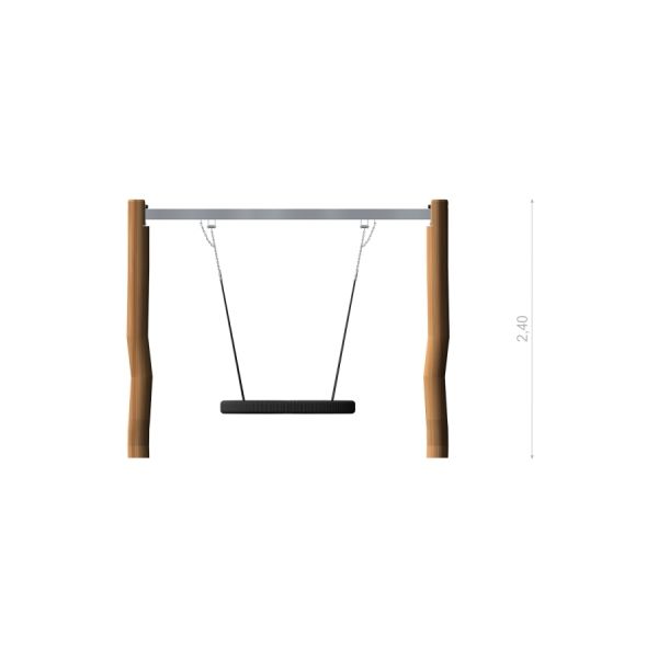 Lars Laj Altalena Nido Nature (BNS 120 cm) Parco Giochi