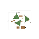 Lars Laj Outdoor classroom Robinia with wooden benches, sun protection board and planters Playground 